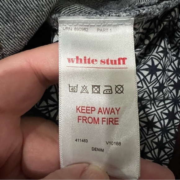 White Stuff 14 Dark Skinny Denim Jeans R8 - Picture 5 of 6